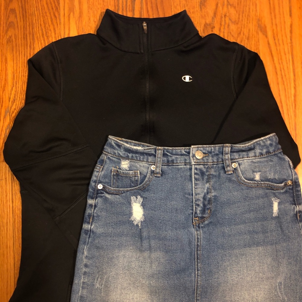 Champion Black Zip Jacket